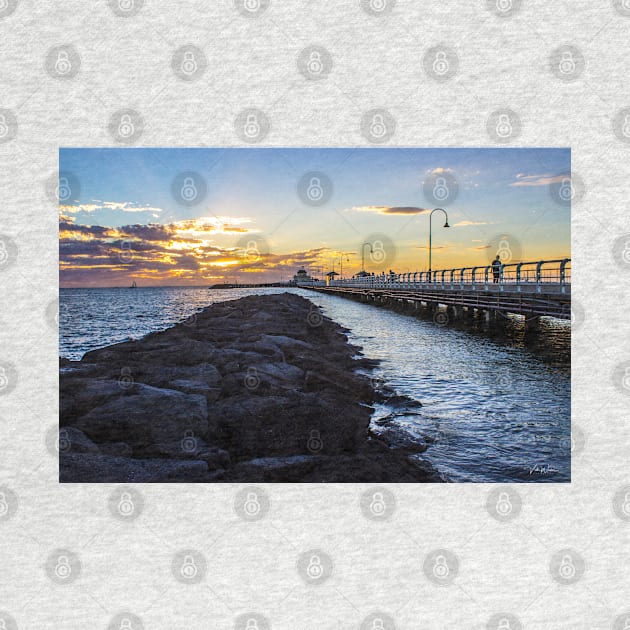 StKilda Breakwater and Pier, StKilda, Victoria, Australia. by VickiWalsh